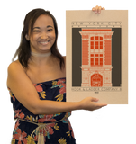 Hook & Ladder Company 8 - 1903 Orange Digital Print