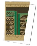 Hot Metal Bridge - 1887 Green Miniature Digital Print