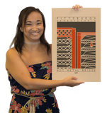 Hot Metal Bridge - 1887 Orange Digital Print