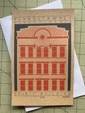 Spirit Building - 1908 Orange Miniature Digital Print
