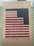 One Oxford Centre - 1983 Purple Digital Print