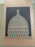 Westmoreland County Courthouse - 1906 Green Digital Print