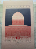 Dome of the Rock - 691 Orange Digital Print