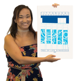 Tree of Life Synagogue - 1953 Blue Digital Print