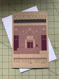 Old Post Office - c. 1913 Purple Miniature Digital Print