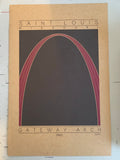 Gateway Arch - 1965 Purple Digital Print