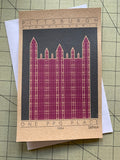 One PPG Place - 1984 Purple Miniature Digital Print