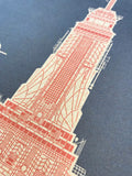 Empire State Building - 1931 Orange Digital Print