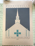 Union Presbyterian Church - 1959 Green Digital Print