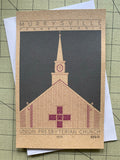Union Presbyterian Church - 1959 Purple Miniature Digital Print
