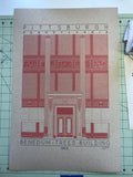 Benedum-Trees Building - 1905 Orange Digital Print