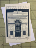 Napoleon State Bank - 1927 - 1950 Black Miniature Digital Print