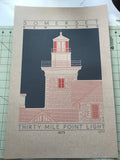 Thirty Mile Point Light - 1875 Orange Digital Print