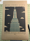 Empire State Building - 1931 Green Digital Print