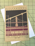 The Three Sisters - 1926 - 1928 Purple Miniature Digital Print