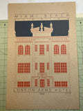 London Arms Hotel - 1930 Orange Digital Print