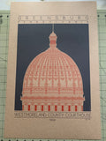 Westmoreland County Courthouse - 1906 Orange Digital Print