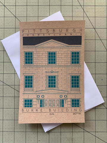 Burke Building - 1836 Green Miniature Digital Print