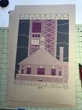 Monongahela Incline - 1870 Purple Digital Print