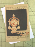 Kaufmann's Building - 1898 Orange Miniature Digital Print