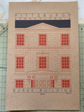 Burke Building - 1836 Orange Digital Print