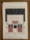 Fort Pitt Tunnel - 1960 - Rose Marble Screenprint