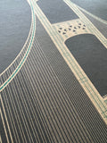 Mackinac Bridge - 1957 Green Digital Print
