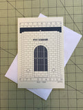 Pitt Stadium - 1925 - 1999 Black Miniature Digital Print