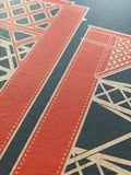 Hot Metal Bridge - 1887 Orange Digital Print