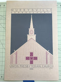 Union Presbyterian Church - 1959 Purple Digital Print