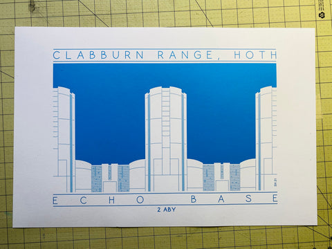 Echo Base - 2 ABY Blue Digital Print