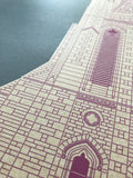 Trinity Cathedral - 1872 Purple Digital Print