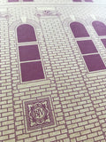 Lithuanian Hall - 1870 Purple Digital Print