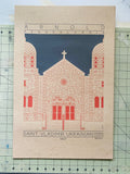Saint Vladimir Ukrainian Catholic Church - 1947 Orange Digital Print