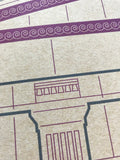 Alcoa Research Laboratory - 1929 Purple Digital Print