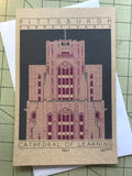Cathedral of Learning - 1937 Purple Miniature Digital Print