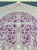 Saint Agnes Catholic Church - 1916 Purple Digital Print