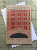 Pennsylvania Station - 1903 Orange Miniature Digital Print