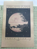Death Star II - 4 ABY Purple Digital Print