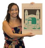 Duquesne Incline - 1877 Green Digital Print