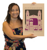 Duquesne Incline - 1877 Purple Digital Print