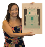Independence Hall - 1753 Green Digital Print