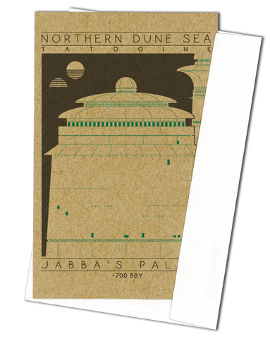 Jabba's Palace - ~700 BBY Green Miniature Digital Print