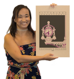 Kaufmann's Building - 1898 Purple Digital Print