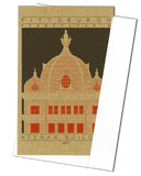 Keenan Building - 1907 Orange Miniature Digital Print