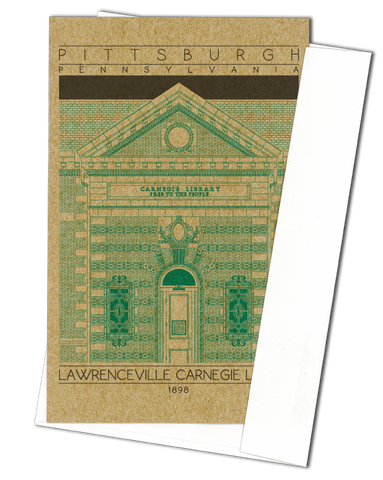 Lawrenceville Carnegie Library - 1898 Green Miniature Digital Print