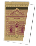 Lawrenceville Carnegie Library - 1898 Purple Miniature Digital Print