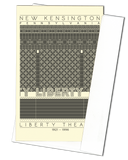 Liberty Theatre - 1921 - 1996 Black Miniature Digital Print