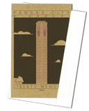 Liberty Memorial - 1926 Purple Miniature Digital Print