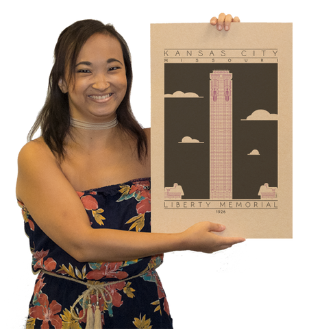 Liberty Memorial - 1926 Purple Digital Print